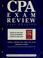 Cover of: CPA exam review