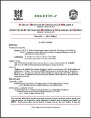 Boletín-e AMGH-IIHGM, Año I No. 3 by Academia Mexicana de Genealogía y Heráldica