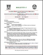 Boletín-e AMGH-IIHGM, Año I Nos. 5-6 by Academia Mexicana de Genealogía y Heráldica