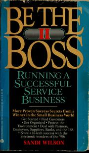 Cover of: Be the boss II: running a successful service business