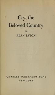 readings on cry the beloved country alan paton