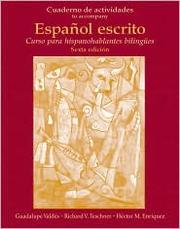 Cover of: Español Escrito-Cuaderno De Actividades by 