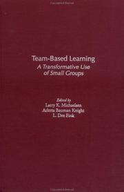 Cover of: Team-Based Learning by 