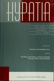 Cover of: Feminism and disability