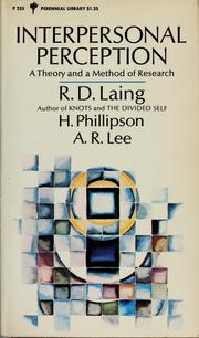 Cover of: Interpersonal perception by R. D. Laing