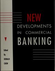 Cover of: New developments in commercial banking