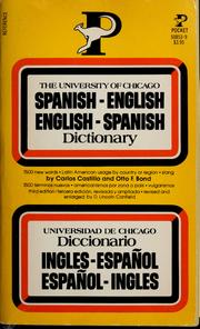 Cover of: Spanish-English, English-Spanish dictionary