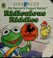 Cover of: Ridiculous riddles | Rick Brown