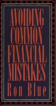 Cover of: Avoiding common financial mistakes by Ron Blue