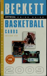 Cover of: The official 2009 price guide to basketball cards