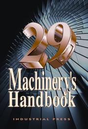 Cover of: Machinery's Handbook by 
