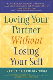 Cover of: Loving Your Partner Without Losing Your Self