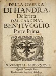 Cover of: Della gverra di Fiandra