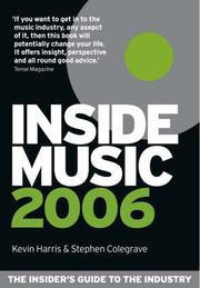 Cover of: Inside Music 2006: The Insider's Guide to the Industry
