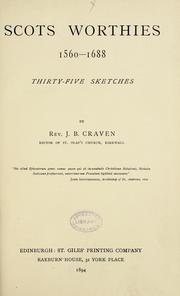 Cover of: Scots worthies 1560-1688. Thirty-five sketches