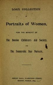 Loan collection of portraits of women by Boston Children's Aid Society