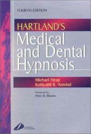 Cover of: Hartland's Medical and Dental Hypnosis 4th Edition