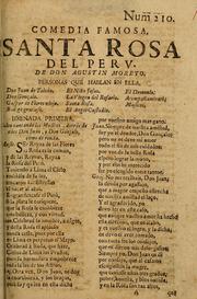 Cover of: Santa Rosa del Perv