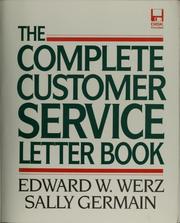 Cover of: The complete customer service letter book