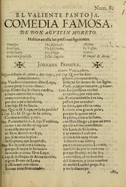 Cover of: El valiente pantoja by Agustín Moreto