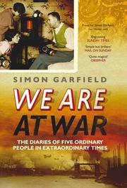 Cover of: We Are at War by Simon Garfield