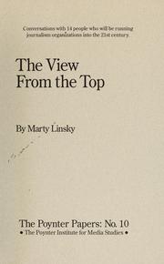 Cover of: The view from the top | Martin Linsky
