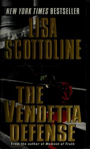 Cover of: The vendetta defense