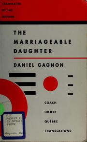 Cover of: The marriageable daughter