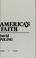 Cover of: The search for America's faith