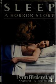 Cover of: Sleep: a horror story