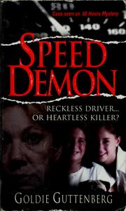 Cover of: Speed demon | Goldie Guttenberg