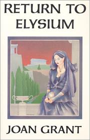 Cover of: Return to Elysium by Joan Grant