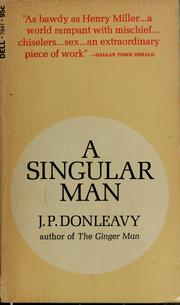 Cover of: A Singular man