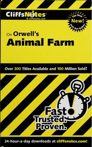 Cover of: CliffsNotes, Animal farm
