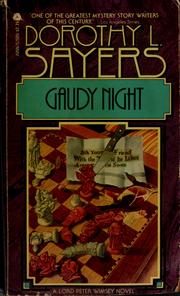 Cover of: Gaudy Night