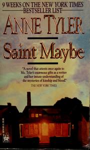 Cover of: Saint maybe by Anne Tyler