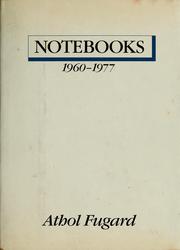 Cover of: Notebooks, 1960-1977