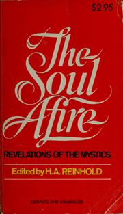Cover of: The soul afire by H. A. Reinhold