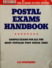 Cover of: Postal exams handbook (Arco Master the Postal Exams) by Eve P. Steinberg