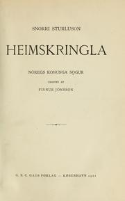 Cover of: Heimskringla: Nóregs konunga so̥gur