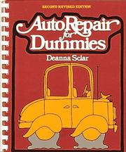 Cover of: Auto repair for dummies by Deanna Sclar