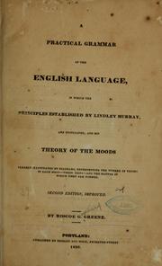 Cover of: A practical grammar of the English language | Roscoe G. Greene