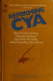 Cover of: Reforming the CYA by Paul DeMuro