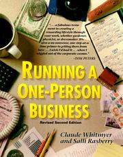 Cover of: Running a one-person business