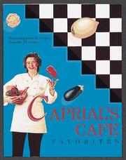 Cover of: Caprial's cafe favorites