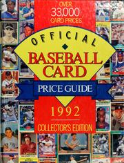 Cover of: Official baseball card price guide, 1992 by Tom Owens