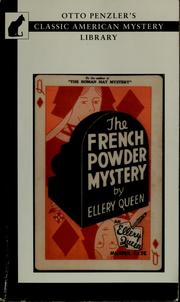 Cover of: The French powder mystery by Ellery Queen