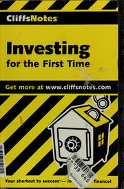 Cover of: Investing for the first time