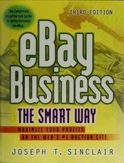 Cover of: EBay business the smart way by Joseph T. Sinclair