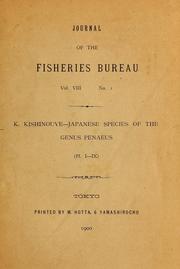 Cover of: Japanese species of the genus Penaeus